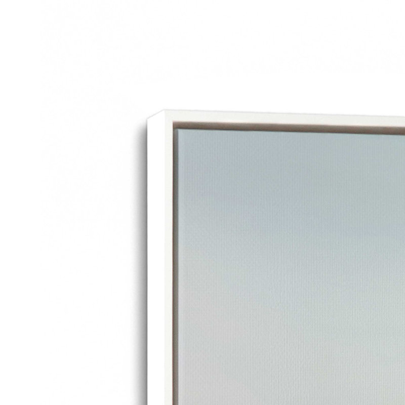 Impression sur toile "Horizons salés", Cadre flottant blanc opaque, H 30,75 po x l 20,75 po x P 1,75 po