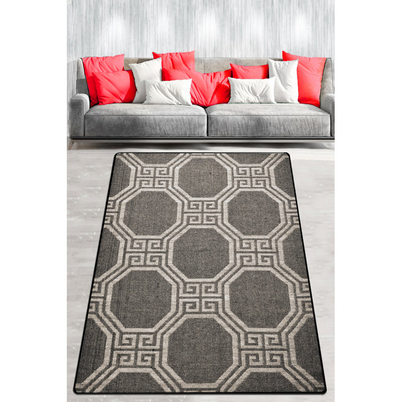 Antibacterial Hall Carpet, 3.3 x 6.6 Feet, 100% Polyester, 0.4 Inch Pile Height | Non-Slip Underside, Machine Washable at 86°F | Durable, Easy to Clean, Perfect for High Traffic Areas, Modern Design