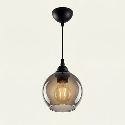 Kieran 1-Light Single Globe Pendant