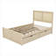 Lit plateforme avec rangement en bois 4 tiroirs-620759082-620759083