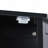 Black Bathroom Cabinet Triangle Corner Storage Cabinet With Adjustable Shelf Modern Style Mdf Board-2060104611