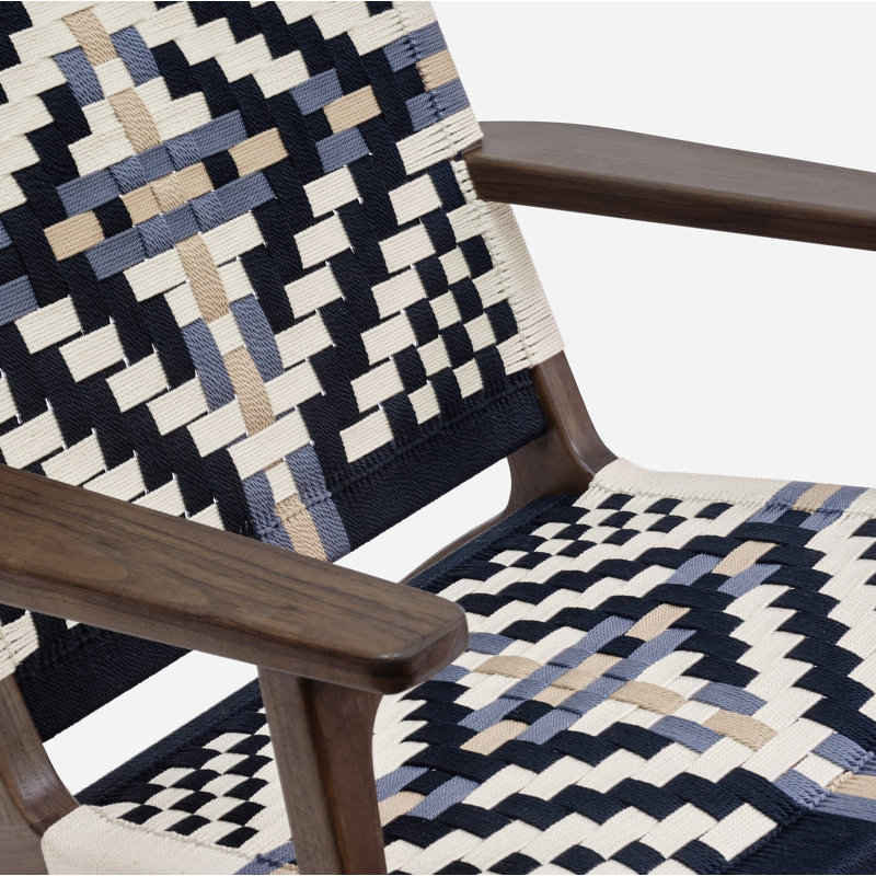 Masaya Armchair, Colonial Pattern, Coffee