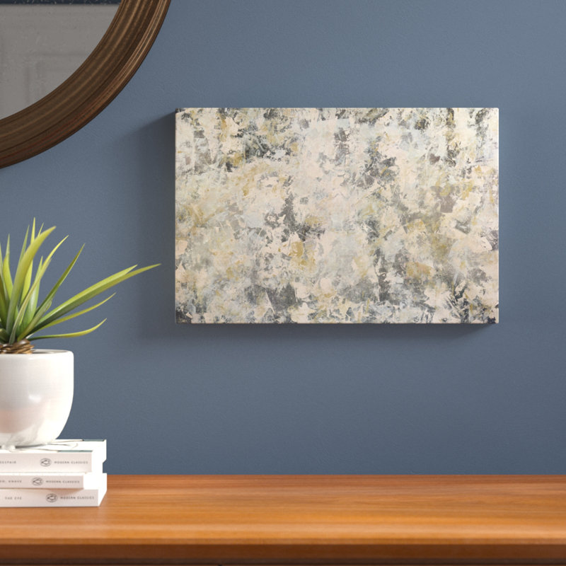 Miroir rétro, reproduction d'art sur toile tendue, H 40 po x l 60 po x 1,5 po, Pas de tapis, Toile tendue
