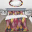 Ensemble de housse de couette rose doré Mid-Century Triangles Glam II - Mid-Century-109156797
