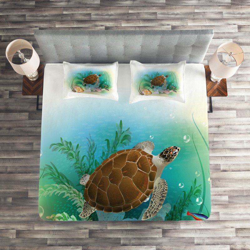 Hypnotic Coverlet, King Bedspread + 2 Shams