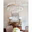 Chime 8-Light Unique / Statement Wagon Wheel Chandelier