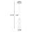 Kace 2-Light Dimmable LED Geometric Pendant 