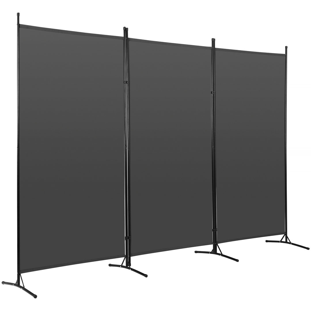 Ljusi 102.4'' W x 70.7'' H 3 - Panel Folding Room Divider Ebern Designs 