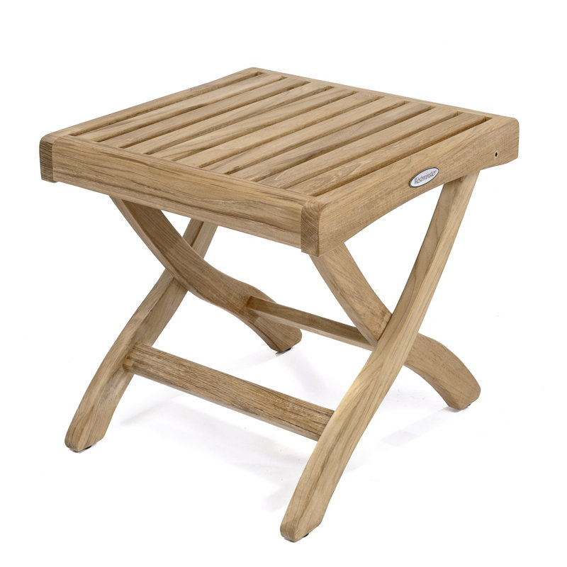 Table d'appoint pliante en teck