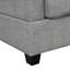 Canapé modulaire moderne de 121,3 po avec repose-pieds et canapé modulaire en U avec 2 coussins décoratifs Modern-723089573