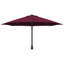 Garden Parasol with LED Strip Lights Manual Polyester and Steel Solar-1547198603-1547198605