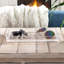 Organisateur de plateau en acrylique Lavish Home - Support de rangement minimaliste transparent pour le rangement de chevet, de salle de bain et de bureau - Décoration de chambre esthétiquement agréable