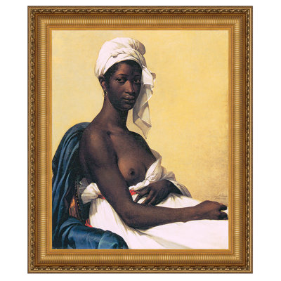 Portrait De Madeleine, 1800 Framed Print on Canvas