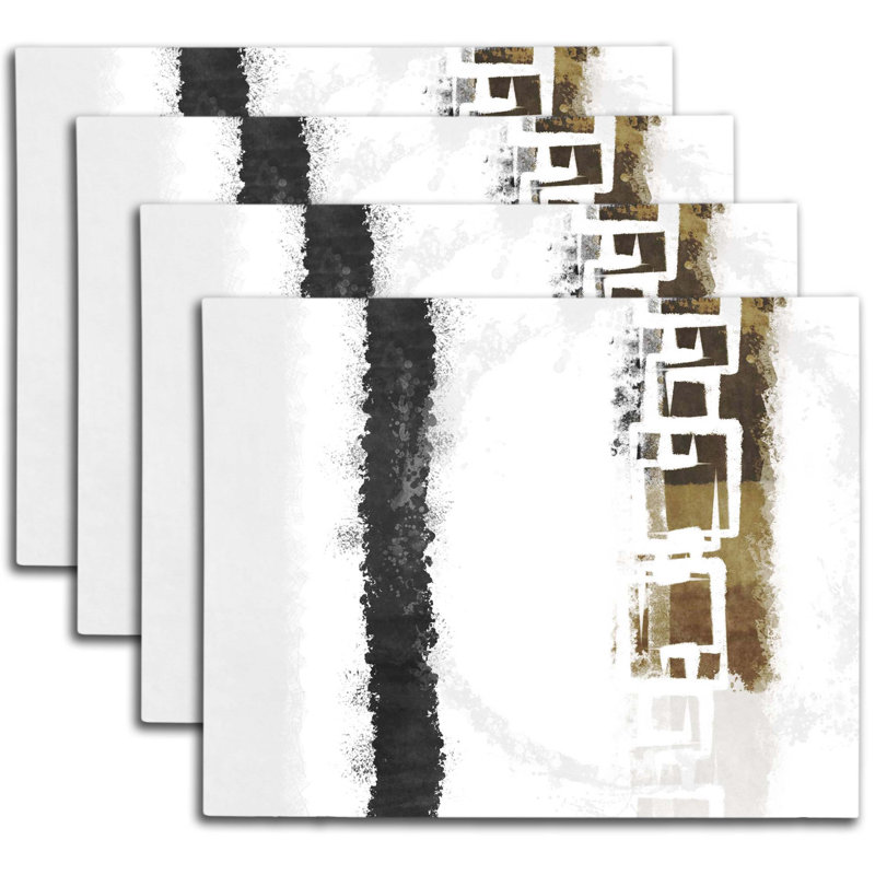 Napperon abstrait en polyester