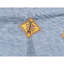 Tapis bleu noué à la main de haute qualité