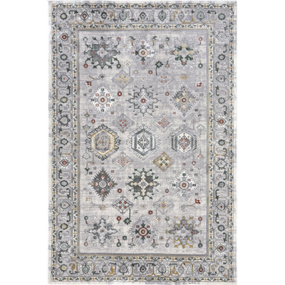 Malinda Traditional Bordered Area Rug