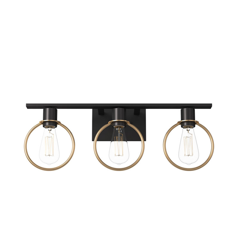 Neece 3 - Light Dimmable Vanity Light, Brass
