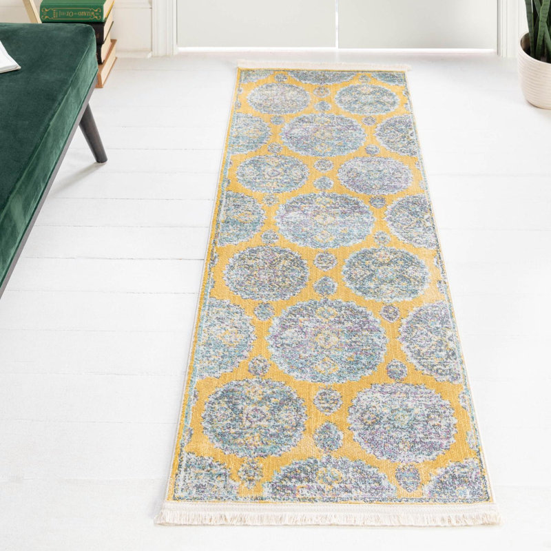 Haefner Floral Indoor Rug, Runner 2'7" x 12'