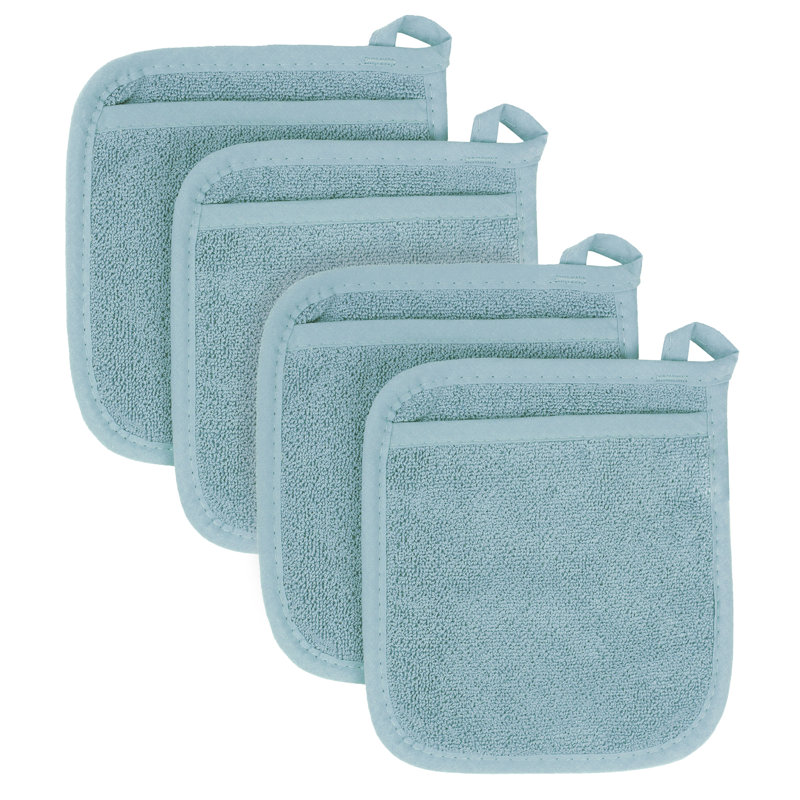 RITZ Cotton Potholder Set, Dew