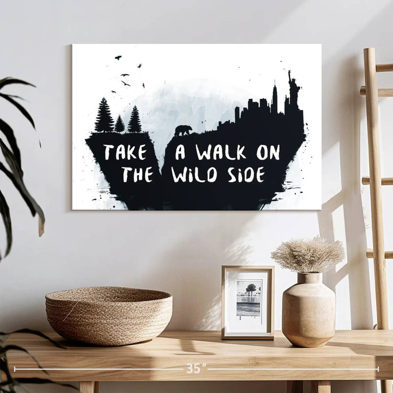 Tergel Walk On The Wild Side, H 16 po x l 24 po