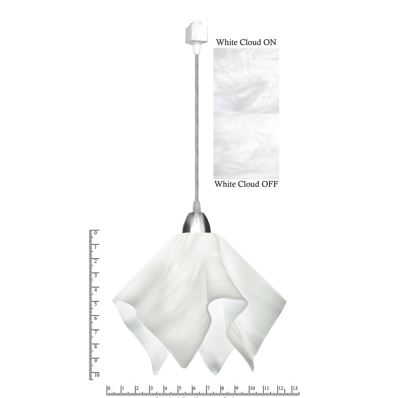 Sapin 1 - Light Unique/Statement Pendant, Large, White Cloud