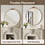 Miroir d'appoint mural Stourbirdge-1429311659-1429311660