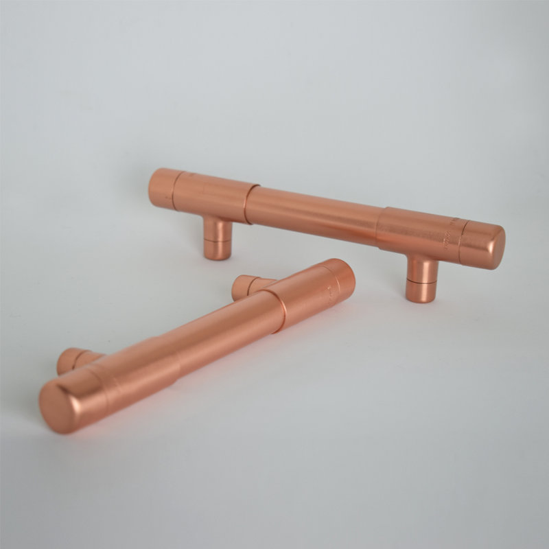 Copper Pull Handle - T-Shaped (Thick Bodied)