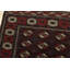 Tapis oriental rétro en laine noué à la main 6 pi 11 po x 9 pi 4 po Bokhara Vintage