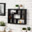 Rashid 9 Piece Pine Floating Shelf-8970273