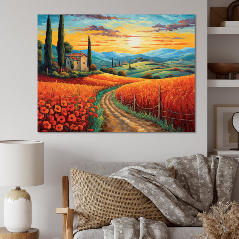 Valley Getaway I - Imprimé, H 24 po x l 32 po x P 1 po, Toile tendue