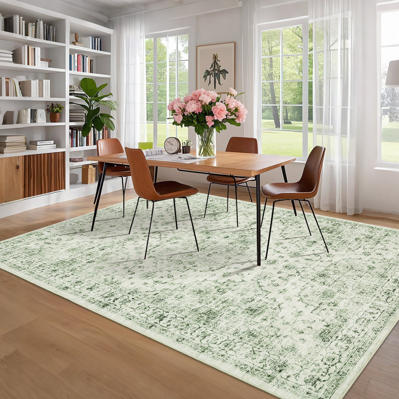 Vintage Look Synthetic Area Rug, Rectangle 200 cm x 290 cm