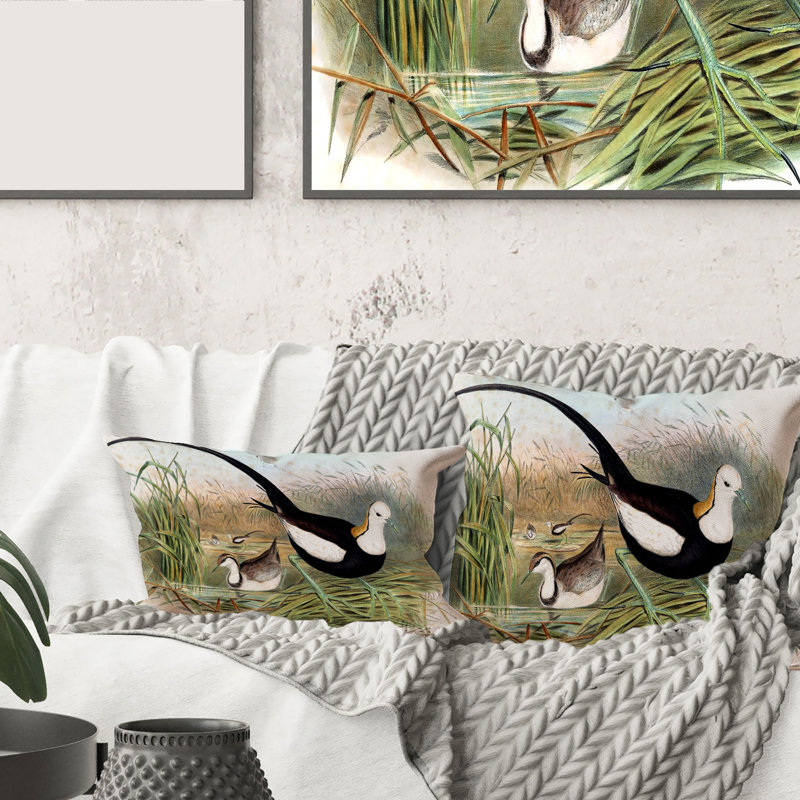 Housse de coussin rectangulaire Insert campagne