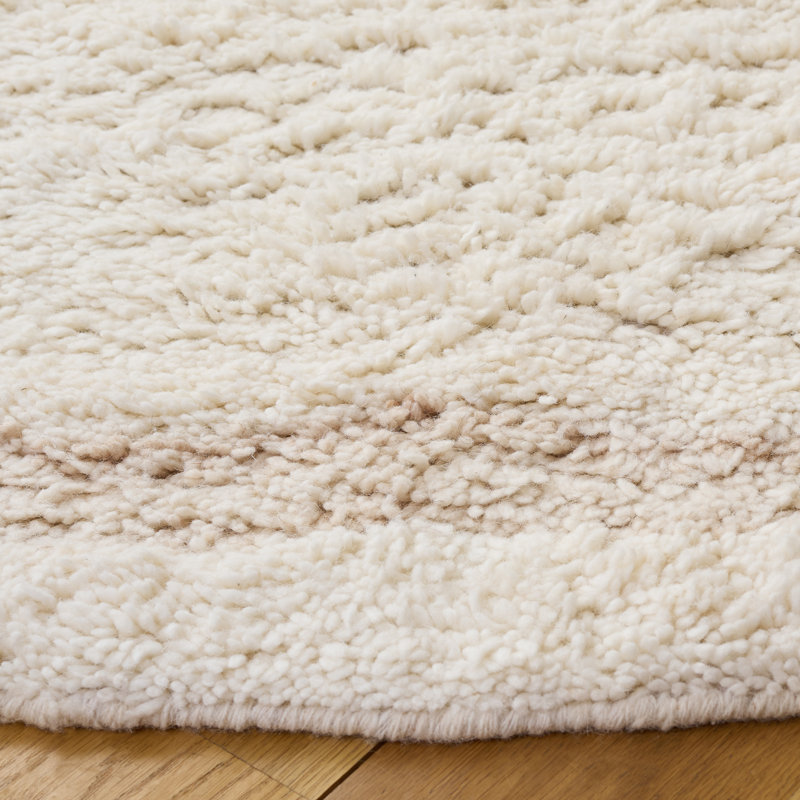 Casablanca Hand Tufted Wool;Cotton Solid Color Rug, Round 6'