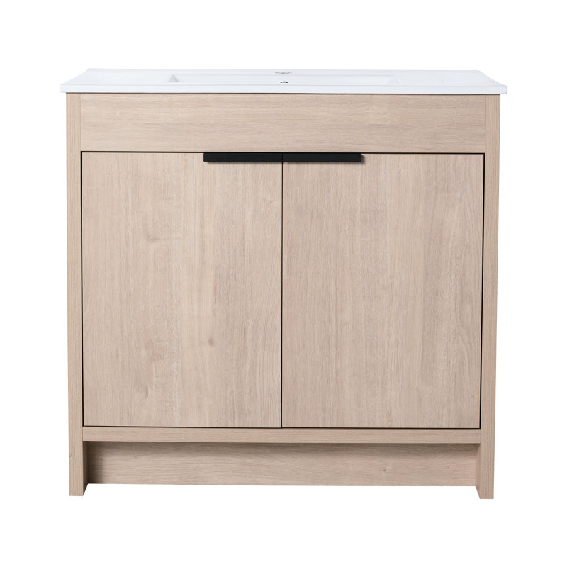 Meuble-lavabo sur pied 36 po Modern