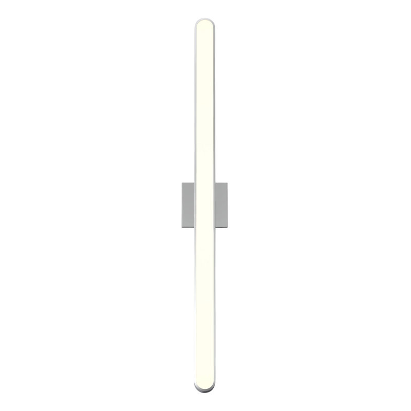 Atticus 3000K, Polished Chrome, 4.33" H x 35.43" W x 2.64" D