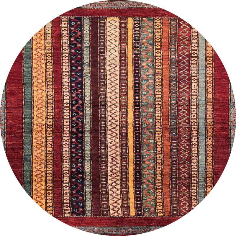 Tapis abstrait moderne 3569, Rond 6 pi