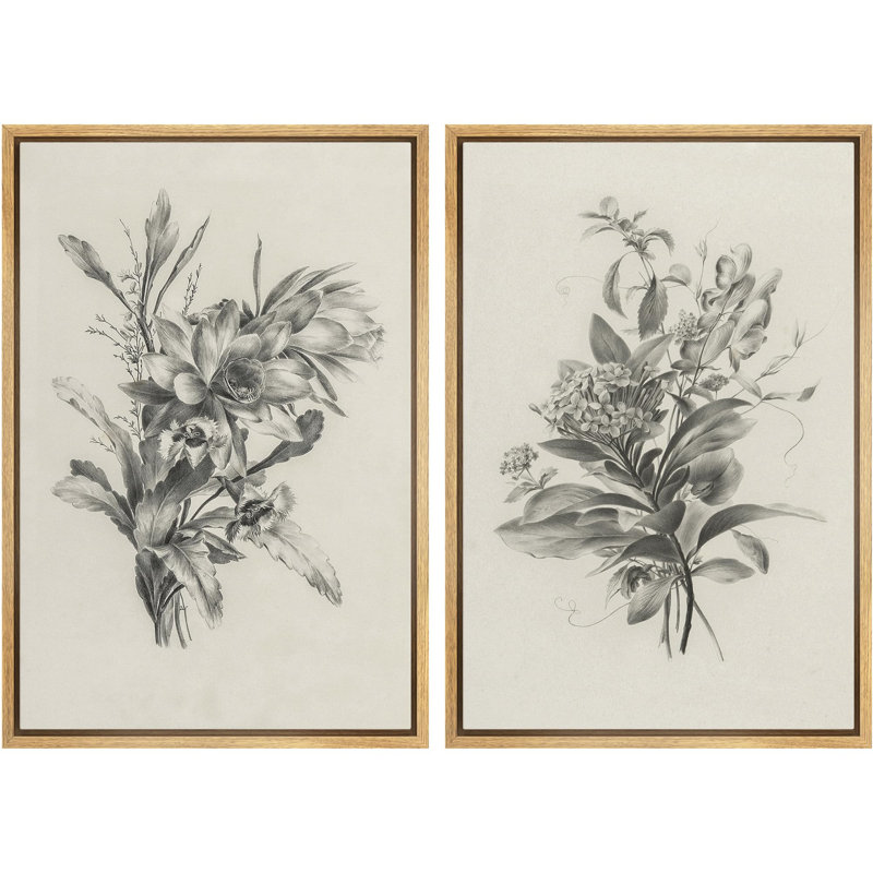 Botanique délicatesse, fleurs exotiques, nature florale détaillée, illustrations de nature sauvage, décor rustique, Naturel