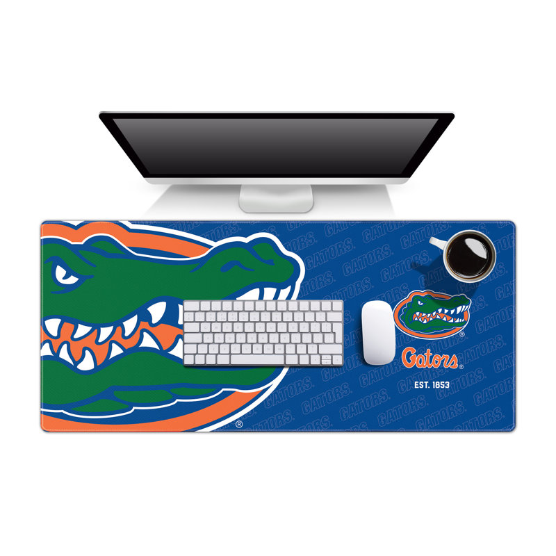 Florida Gators Blue and Green Vinyl Desk Mat with Emblem