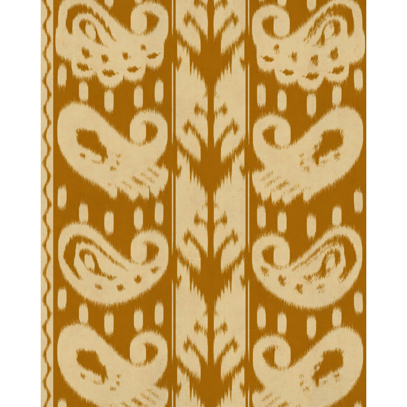 ERZSEBET Graphite Wallpaper, Brown/Taupe
