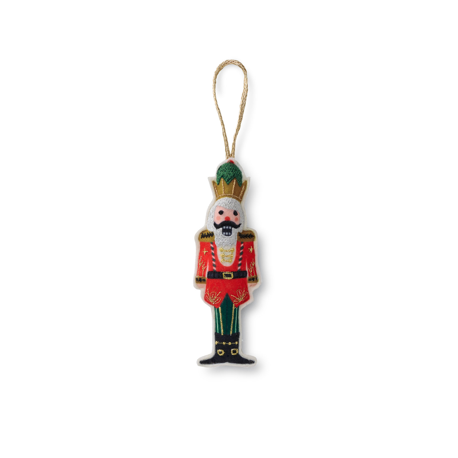 Rifle Paper Co. Nutcracker Set of 3 Felt Ornaments