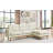 Brekyn 97" Wide Upholstered Sectional With Tufted Seatbacks And Wooden Legs-153136343