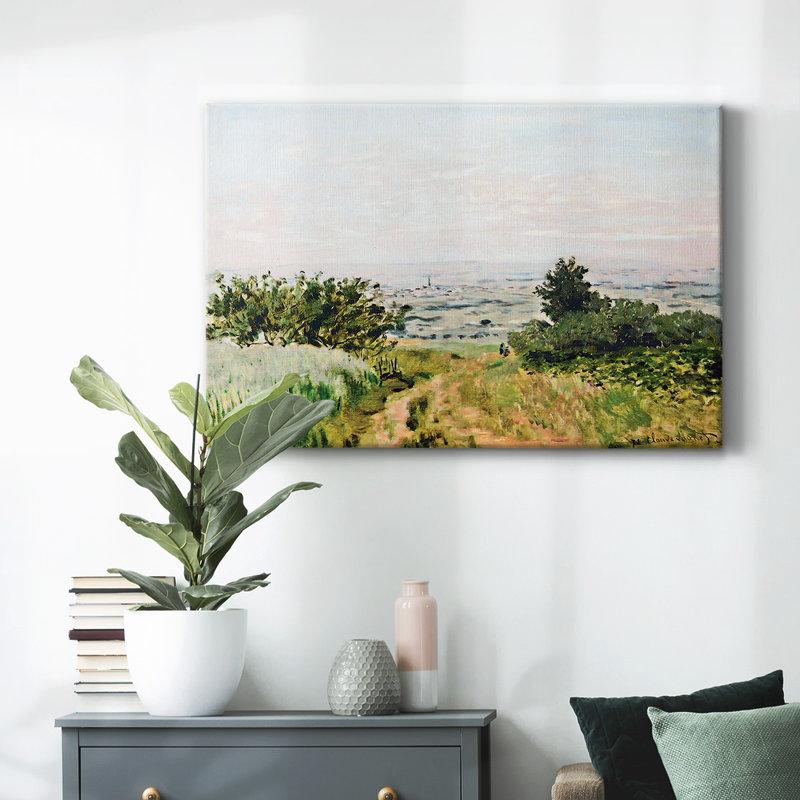 View to the Plain of Argenteuil, 1872-Gallery Wrapped Canvas, 12" H x 18" W