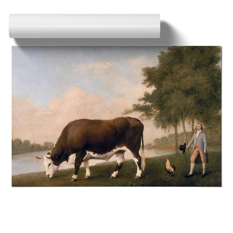 The Lincolnshire Ox - No Frame Print, 30cm H x 42cm W x 0.1cm D