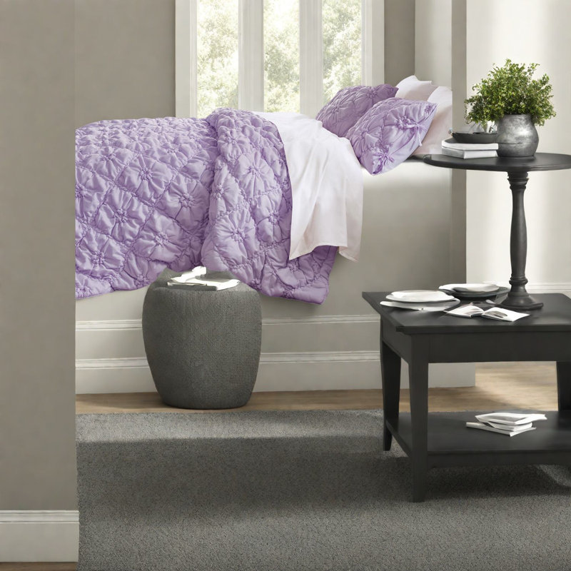 Ensembles de literie à motif floral confortable, microfibre de qualité supérieure, très grand confort chic