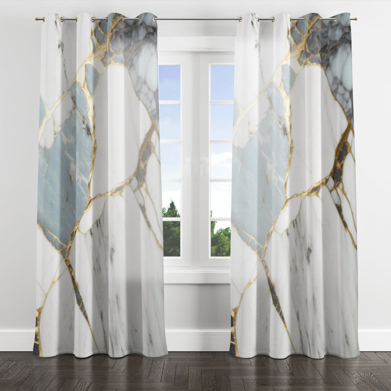 Auroura - Rideau moderne en velours avec œillets - obscurcissant - 1 panneau, L 52 po x L 84 po, Œillets dorés