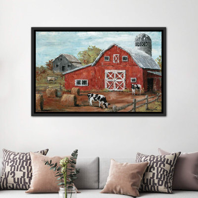 «Country Barn», reproduction sur toile tendue