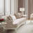La Marisia End Table - Creamy Pearl