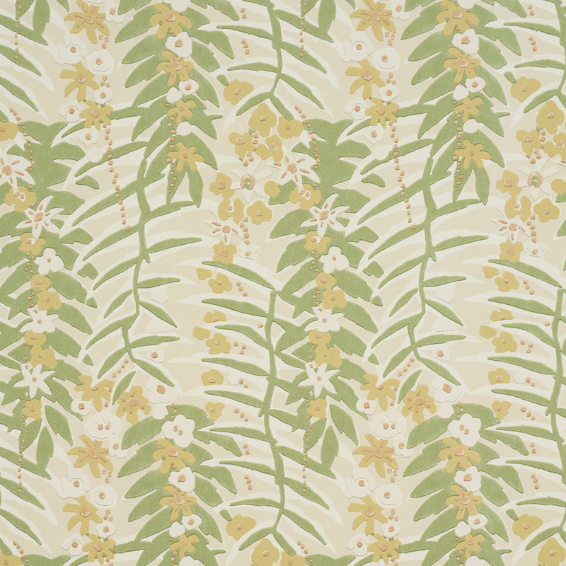 Ashbee Botanical Wallpaper, Yellow