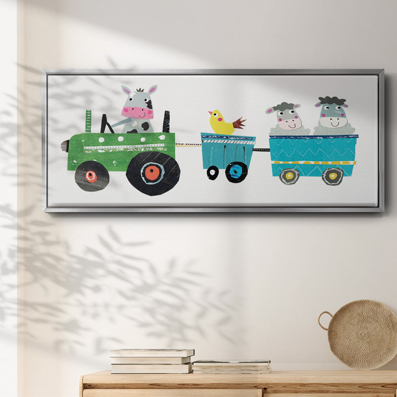 Cute Farm- Framed Canvas, 20" H x 50" W