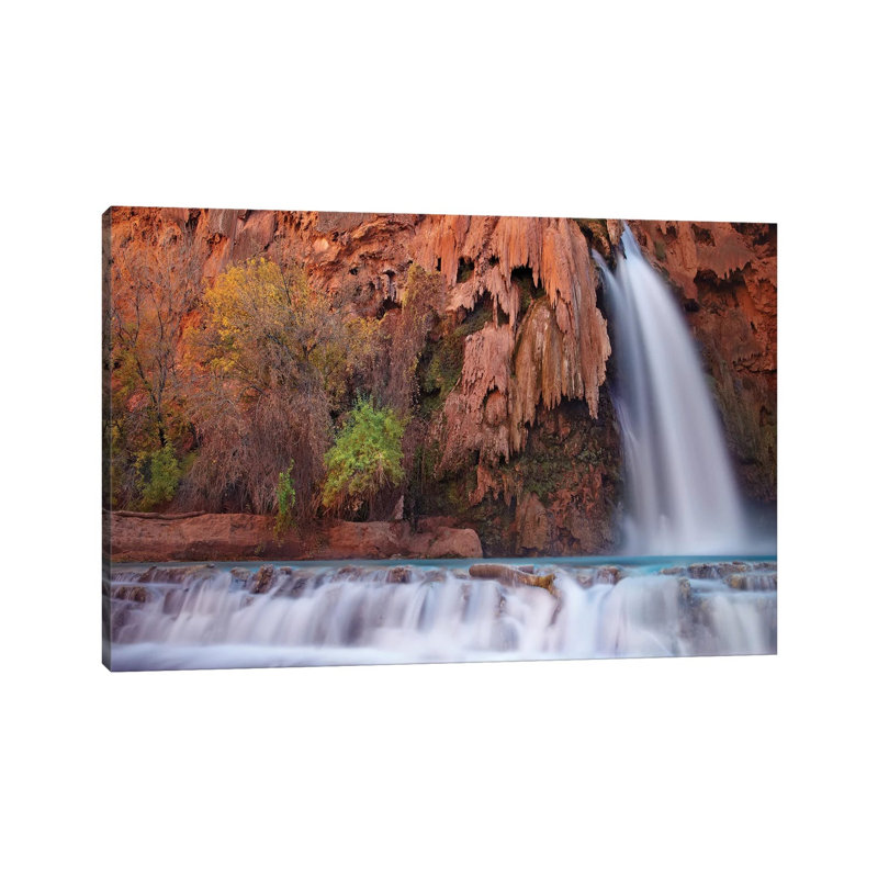 Havasu Falls, Grand Canyon, Arizona I 1 Piece Wrapped Canvas Wall Art, 66.04 cm H x 45.72 cm W x 1.91 cm D